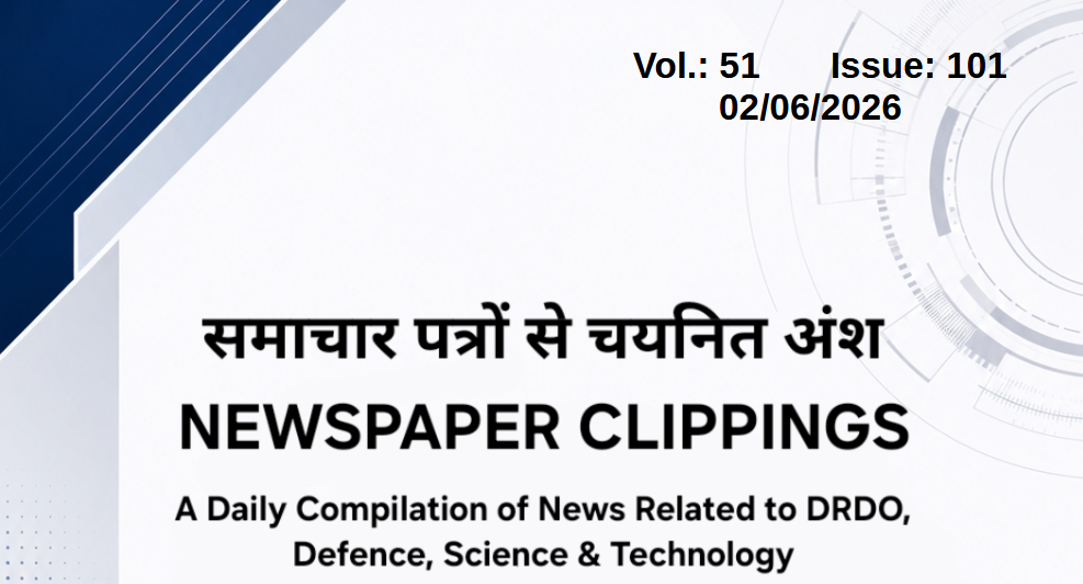 DRDO News - 02 June 2026