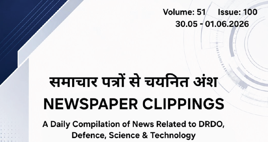 DRDO News -30 May to 01 June 2026