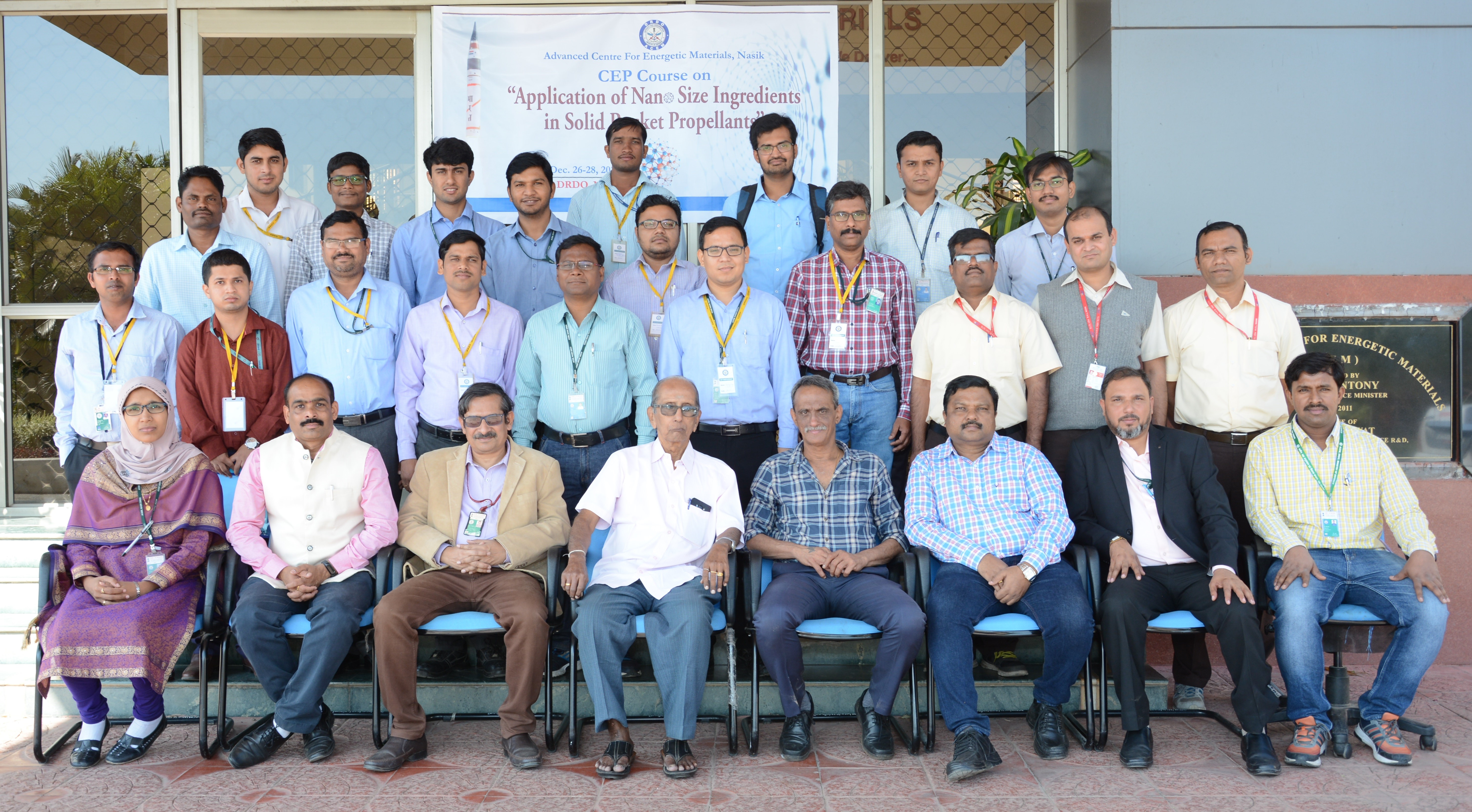 A CEP course on “Application of Nano Size Ingredients in Solid Rocket Propellants” 