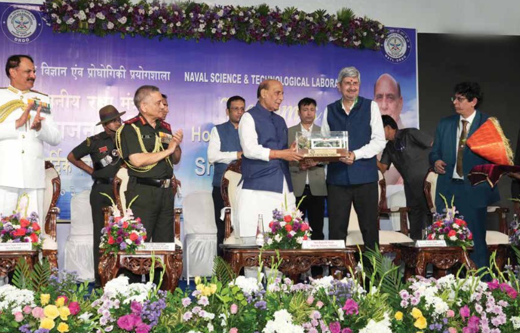 Foundation stone laying of large cavitational tunnel at Visakhapatnam