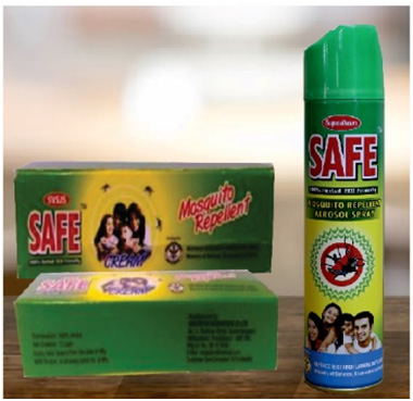 Herbal Multi-Insect Repellent Cream & Spray (SAFE)