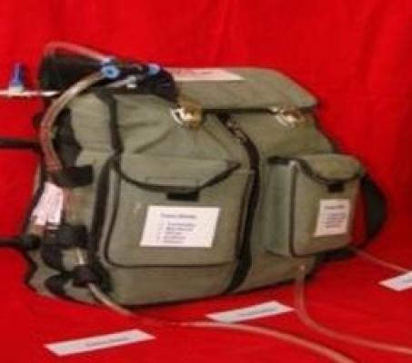 सैन्य जीवन रक्षक बैक-पैक जल शोधक (40 लीटर प्रति घंटा)