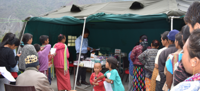 DRDO Health Camp at Salari village in Arunachal…