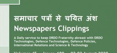 DRDO News - 02 to 03 August 2020