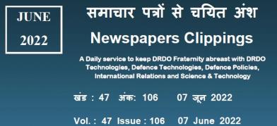 DRDO News - 07 June 2022