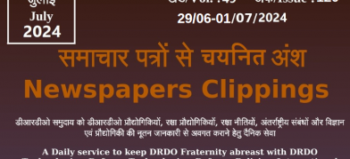 DRDO News - 29 June to 01 July 2024