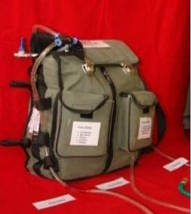 सैन्य जीवन रक्षक बैक-पैक जल शुद्धिकरण (40 एलपीएच)