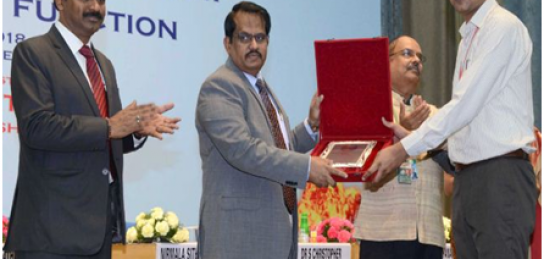 Mr. Tarun Yadav received DRDO Innovation Award 2017