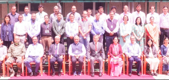 Dr UK Singh OS & DG (LS), Shri S A Katti, Director ITM, ITM Faculty & Participants of MITRA 1.3 on 20 June 2022