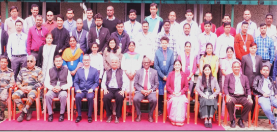 Dr. S Guruprasad, Former DG (DRDO) Shri S A Katti, Director ITM, ITM Faculty & Participants of MITRA 2.1 on 05 September 2022
