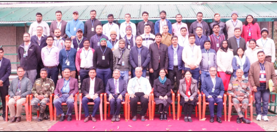 Shri LC Mangal, OS & Director DEAL, Shri SA Katti, Director ITM, ITM Faculty & Participants of  Orientation Programme for Sc ‘B’ appointed through LDCE on 14 Nov  2022