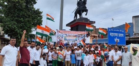 (Rally on Independence Day 2022 by DRDO fraternity and their family members) Har Ghar Tiranga Compaign