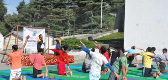 Celebration of International Yoga Day under the guidance of Instructors from DSVV Haridwar