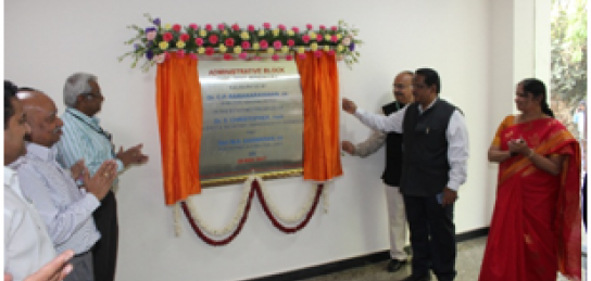 Inauguration of the Administrative Block by Dr. C.P. Ramanarayanan, DS, DG(Aero) on 9th May 2017