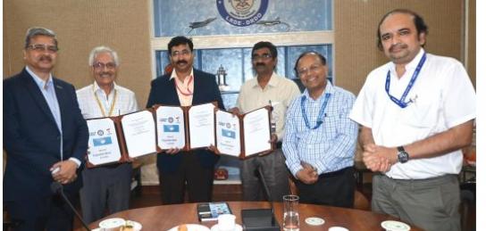  SIGNING OF TRIPARTITE MOU FOR PRODUCTION OF AESAR (UTTAM)
