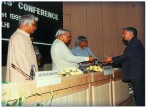 Shri Durbha Venkateshwarlu  received Scientist of the Year Award - 1998