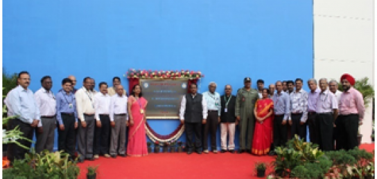 Inauguration of the hanger for FTB and AWACS (I) by Dr. S Christopher, Chairman and Secretary DD (R&D) on 9th May 2017