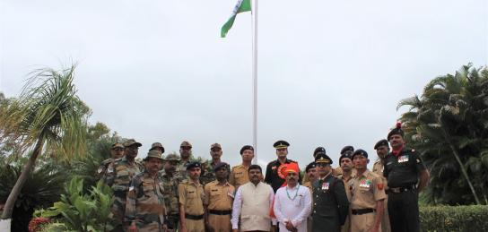Hon GM ACEM, hoisted Indian National flag at ACEM on 15th Aug 2022