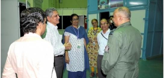 Visit of DCAS, IAF to ADE, Bangalore 