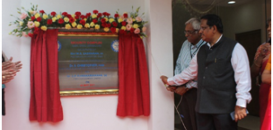 Inauguration of Security Complex by Shri M S Easwaran, DS, PGD(AEW&C) and Director, CABS on 9th May 2017